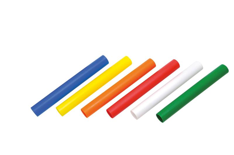 樂天商城 - TOEI LIGHT(トーエイライト) カラー6色プラバトン G1202 6色1組 収納ナイロンケース付 直径37mm×長さ約30cm
