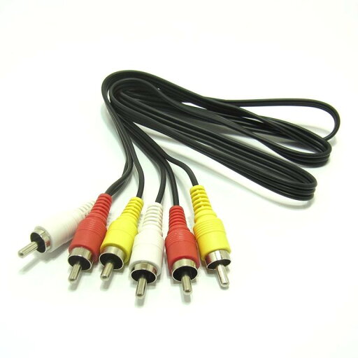 No brand AVコード 赤白黄 ピンコード RCA プラグ 1.0m ブラック (1本) No brand AVコード 赤白黄 ピンコード RCA プラグ 1.0m ブラック (1本)