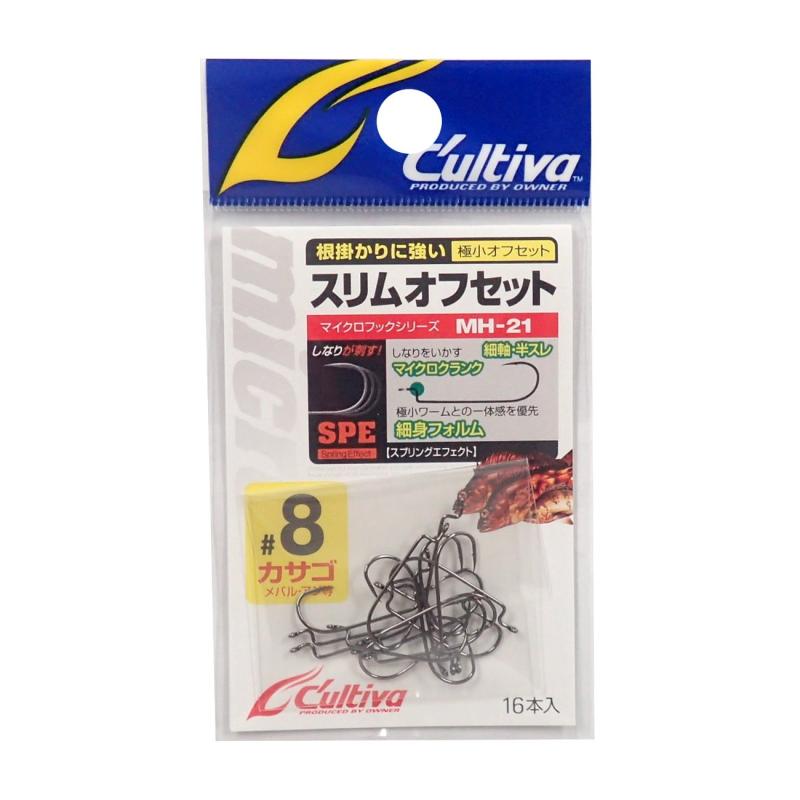 樂天商城 - OWNER(オーナー) MH-21 スリムオフセット フック #8 釣り針