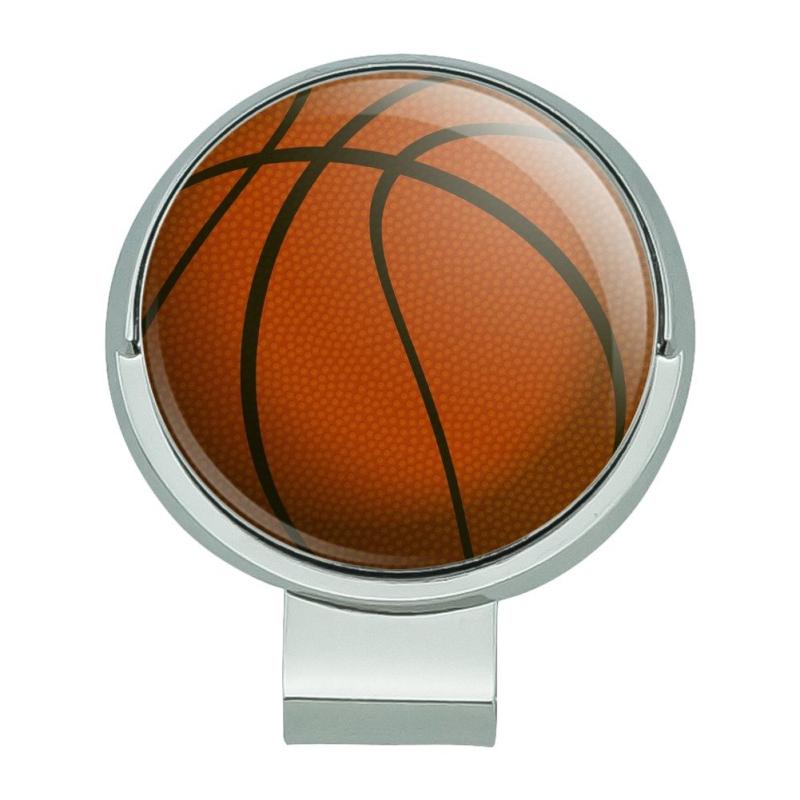 バスケットボールボール磁気ボールマーカー付きゴルフハットクリップ