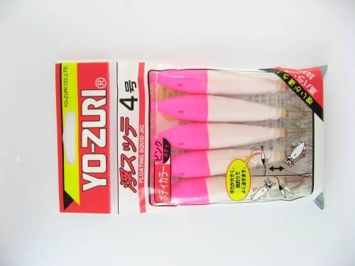樂天商城 - ヨーヅリ(YO-ZURI) スッテ: 浮スッテ カン TY2布巻5本入 4.0 P2: ピンクボディ×ピンク×白