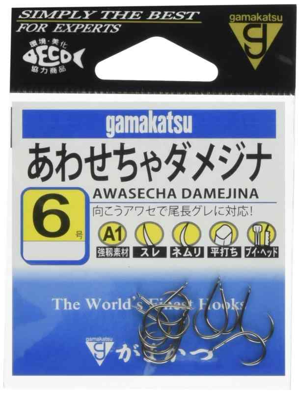 がまかつ(Gamakatsu) シングルフック A1 あわせちゃダメジナ 茶 10本 66276