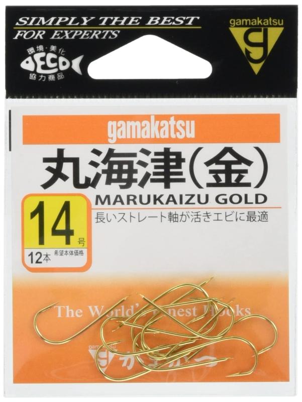 がまかつ(Gamakatsu) 丸海津 フック 金 釣り針 各種