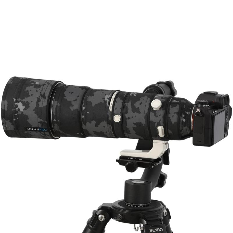 樂天商城 - Rolanpro レンズコート ソニー FE 200-600mm F5.6-6.3 G OSS対応 専用レンズ炮衣 レンズ保護カバー防水・防傷・滑り止め/三脚座環独立操作AF ボタン操作感維持遮光罩反転装着可-：#18 黒色（MY-153）