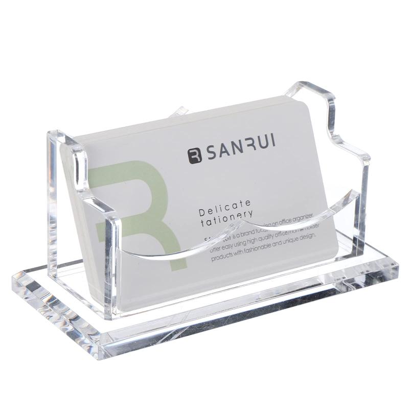 Rakuten - アクリル 名刺スタンド 名刺立て カードホルダー 整理箱 横型