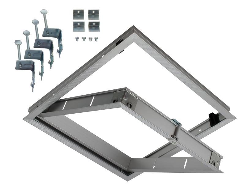 サヌキ 天井点検口 支持金具 300角 シルバー 68130(G)