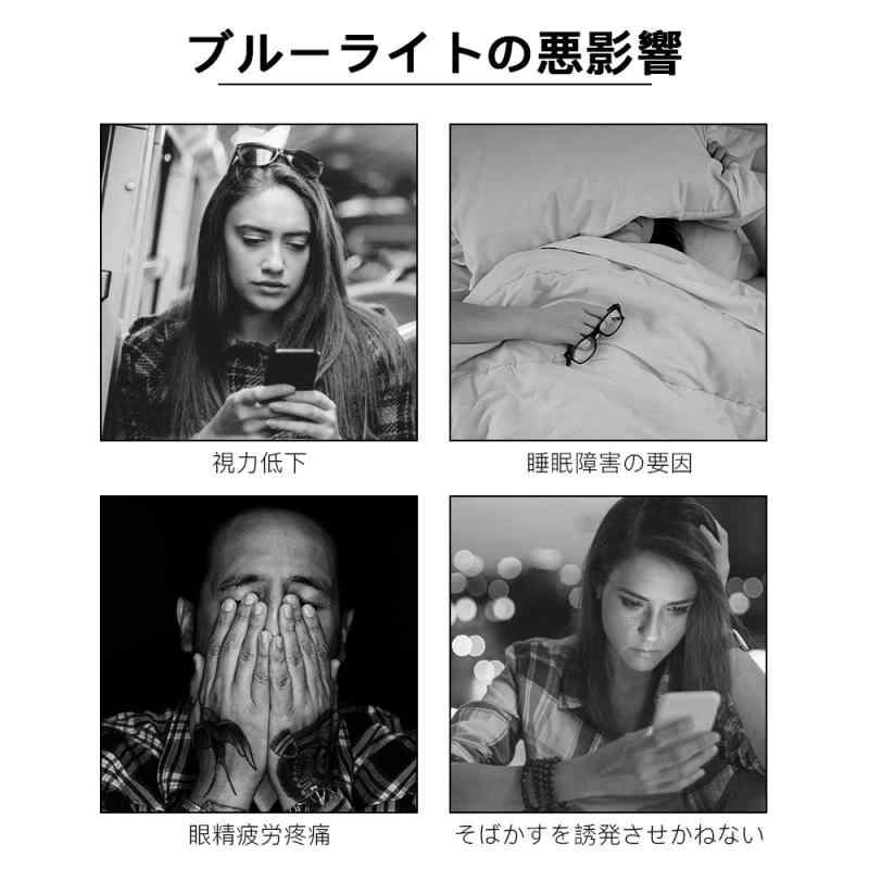 【ブルーライトカット】iPhone XS Max ガラスフィルム【2枚セット】アイフォン XS Max 強化ガラス液晶保護フィルム - 2