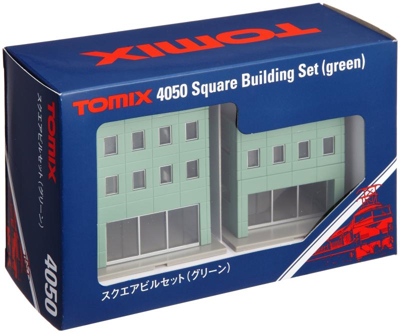 トミーテック(TOMYTEC) TOMIX Nゲージ スクエアビルセット グリーン 4050 鉄道模型用品