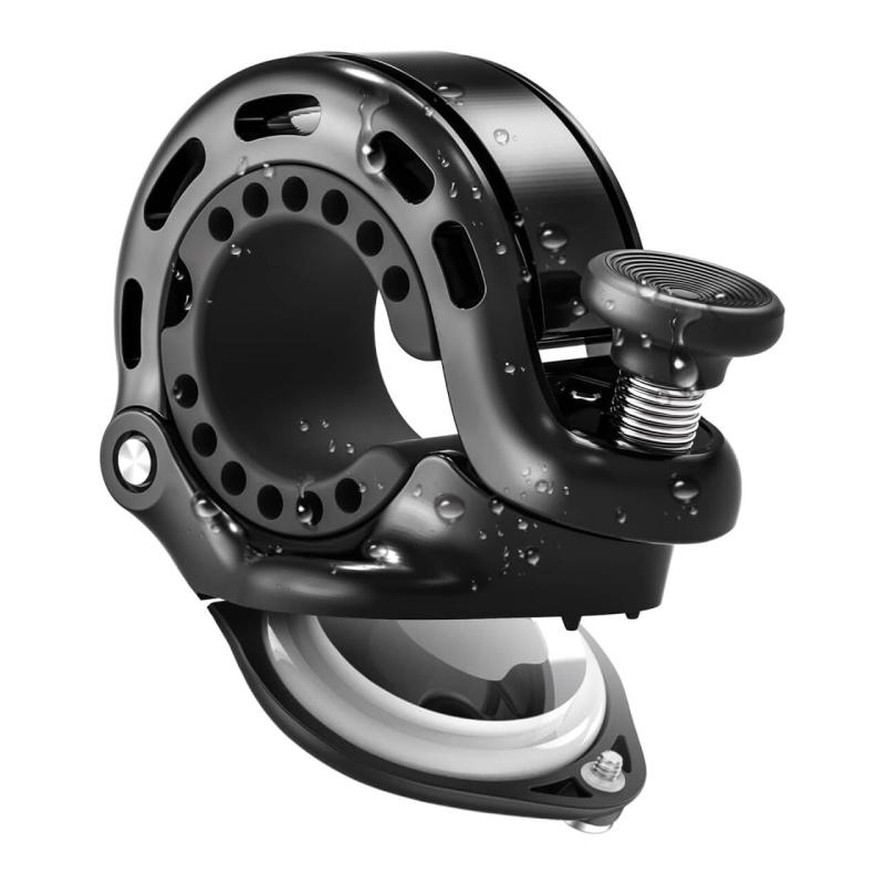 Q2 自転車 ベル AirTag用 サイクルベル リング型 隠れ式 軽...(4)