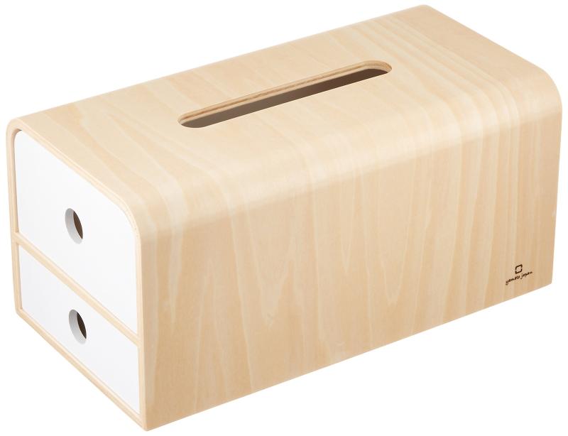 Rakuten - ヤマト工芸 小物入れ付きティッシュケース 「STOCK tissue」