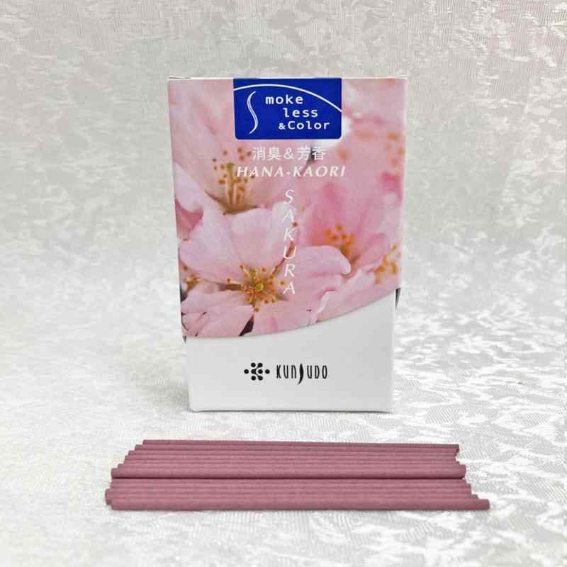 樂天商城 - 花かおりシリーズ 薫寿堂 花かおり ミニ スモークレス(微煙タイプ) スティック約37g 桜 451