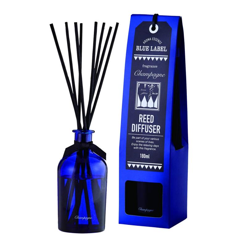 ブルーラベル ブルー リードディフューザー180mL シャンパン(ルームフレグランス 約2-3ヶ月 フルーティ..