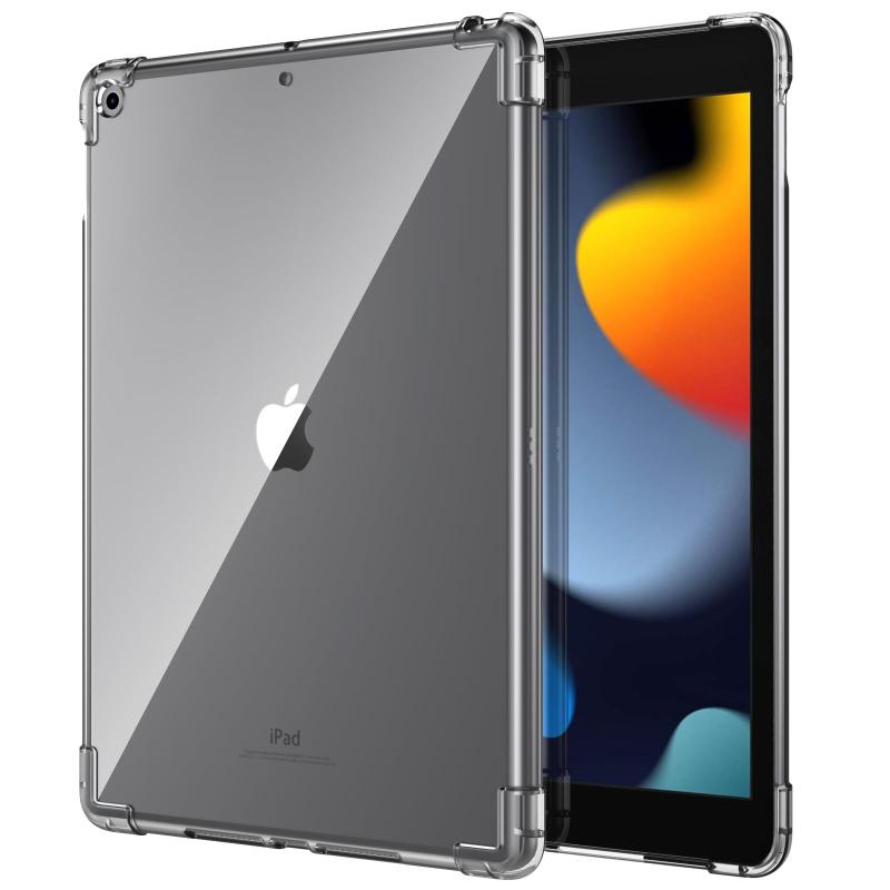 Accessories - iPad 9世代 ケース クリア iPad 9 2021 iPad 8 2020 iPad 10.2 ケース 2019 iPad 第9世代/第8世代/第7世代 10.2インチ 2021/2020/2019モデル タブレット カバー 四角加工 耐衝撃 落