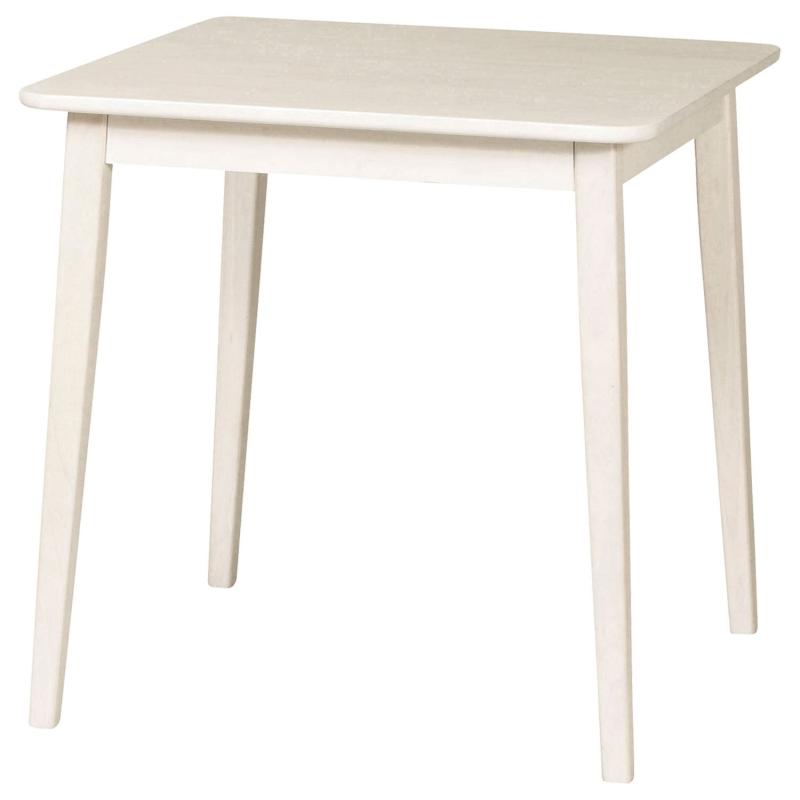 弘益 ミニヨン ダイニングテーブル MIGNON-DT70 オフホワイト サイズ:W700 D700 H700 mm