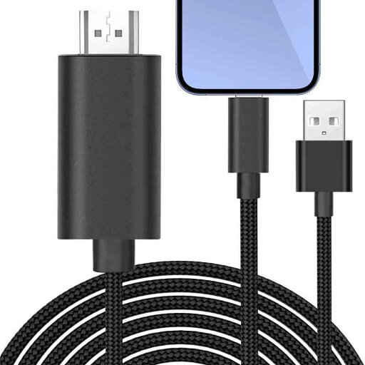 Phone HDMI変換ケーブル 2M AV交換アダプタ 【2-in-1 充電しながら再生】 Phone/Padの画面をテレビに映す 1080P大画面 設定不要 差し込むだけ 画面ミラーリング AV/TV視聴 娯楽/仕事/オフィス/ホー Phone HDMI変換ケーブル 2M AV交換アダプタ 【2-in-1 充電しながら再生】 Phone/Padの画面をテレビに映す 1080P大画面 設定不要 差し込むだけ 画面ミラーリング AV/TV視聴 娯楽/仕事/オフィス/ホー
