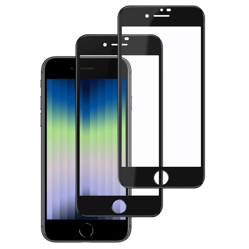  iPhone SE2 iPhone SE3 用 ガラスフィルム iPhoneSE 第2世代 / 第3世代 アイフォン SE2 SE3 用 あいふおん SE 2020 2023 用 液晶保護 フィルム 強化ガラス 【指紋防止/気泡ゼロ/干渉