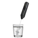 バッテリー式 ミルク泡立て器 ハンドヘルド式 ミニ電動ミキサー 超軽量 静音 コーヒー/ミルク/ラテ/抹茶用 ドリンクミキサー(2)