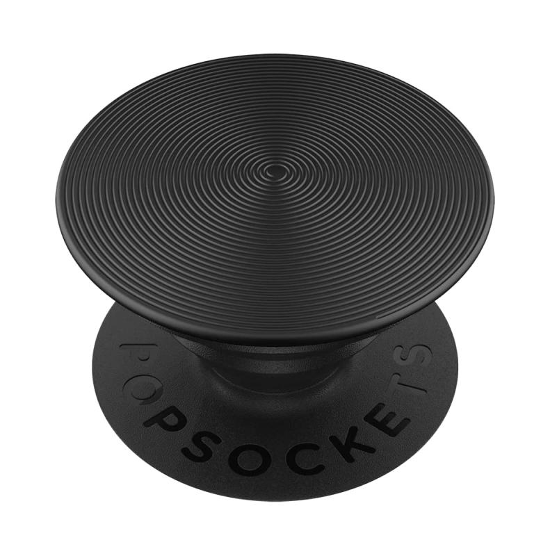 PopGrip Twist Black Aluminum POPSOCKETS（ポップソケッツ） スマホリング スマホスタンド スマホグリップ スマホアクセサリー iPhone Android