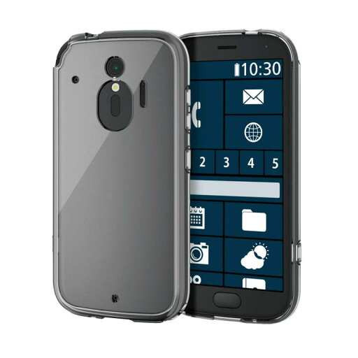 エレコム らくらくスマートフォン ケース ハイブリッド 耐衝撃 極み クリア PM-F203HVCKCR エレコム らくらくスマートフォン ケース ハイブリッド 耐衝撃 極み クリア PM-F203HVCKCR