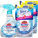 【まとめ買い】バスマジックリン SUPERCLEAN 香りが残らないタイプ つめかえ用 本体×1個+替×2個(3)