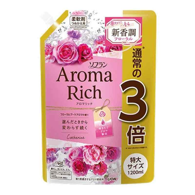 ライオン ソフランアロマリッチ キャサリン 詰替特大 1200ml常温商品サイズ (高さ×奥行×幅): 120mm×200mm×290mmブラント名: ソフランメーカー名: ライオン株式会社