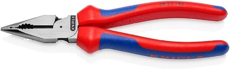 KNIPEX クニペックス ニードルノーズペンチ コンフォートグリップハンドル 全長185mm 0822-185SB