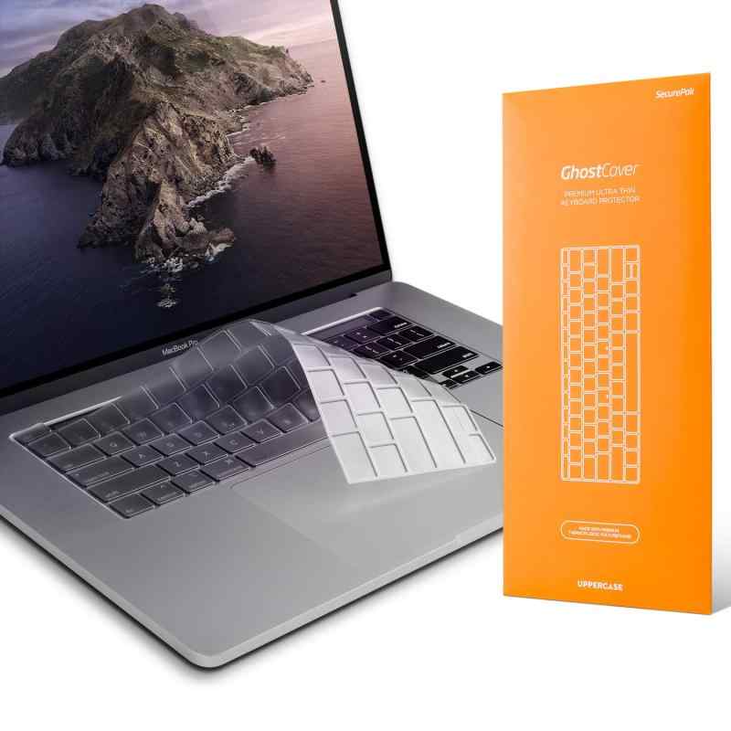 UPPERCASE GhostCover プレミアム超薄型キーボードカバープロテクター 2019年以降のMacBook Pro 16インチ すべての2020年以降のMacBook Pro 13インチ用 IntelまたはApple Silicon