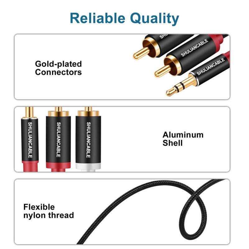 3.5mm to 2RCA 変換 ステレオオー...の紹介画像2