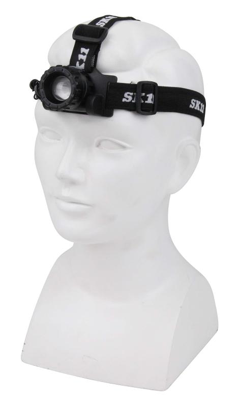 SK11(エスケー11) LEDヘッドライト 乾電池式 最大210lm SLH-005 幅75×高さ45×奥行50mm