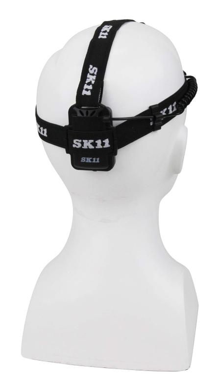 TOMstoreのSK11(エスケー11) LEDヘッドライト 乾電池式 最大210lm SLH-005 幅75×高さ45×奥行50mm｜アングル2