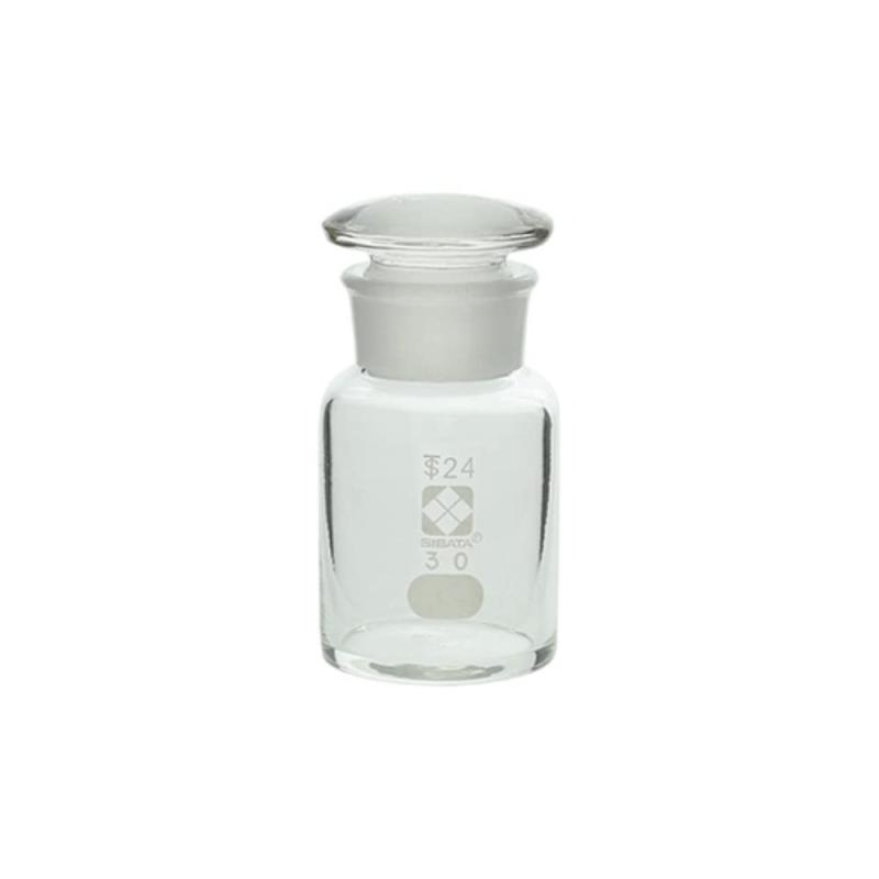 共通摺合わせ広口試薬瓶 白色 30mL /4-5031-01