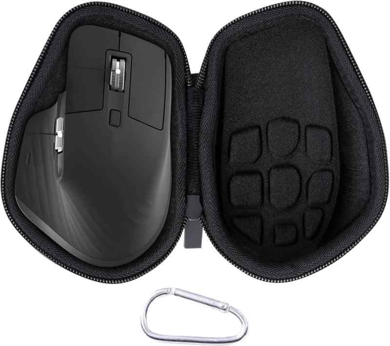 収納ケース 互換品 Logicool ロジクール MX Master 3 MX2200/MX MASTER3s MX2300 ワイヤレスマウス (グラファイト)(ケースのみ)