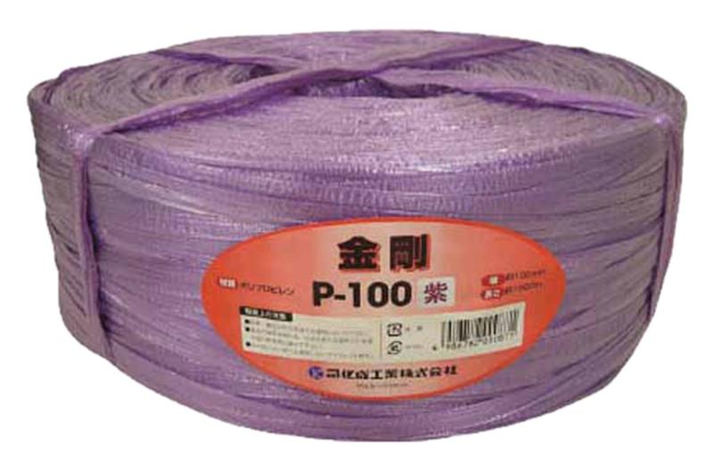 樂天商城 - ツカサ 手結束用PP縄(ツカサテープ)P-100VI 紫 P100VI