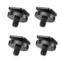 1/4ネジ ホットシューアダプター 「4個入り」 1/4インチ ネジ ストロボ用シューマウント 1/4ねじ 一眼レフカメラ 強化アルミ製 ネジ付シュー 三脚ネジ フラッシュホットシュー部品 カメ