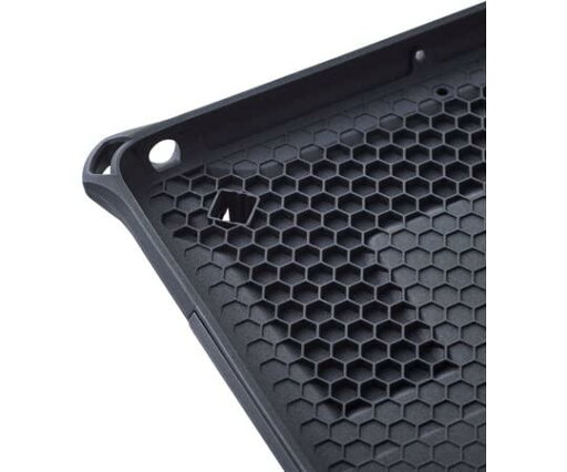 エレコム iPad 第9/8/7世代対応 フルプロテクトケース ZEROSHOCK 耐衝撃 ショルダーベルト付 ブラック TB-A21RHVBK