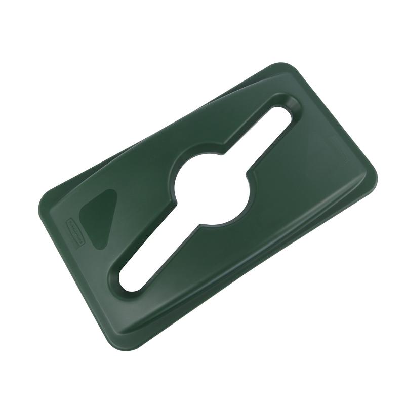 樂天商城 - ラバーメイド(Rubbermaid) スリムジムコンテナ用フタ シングルストリーム方式 グリーン 178837306