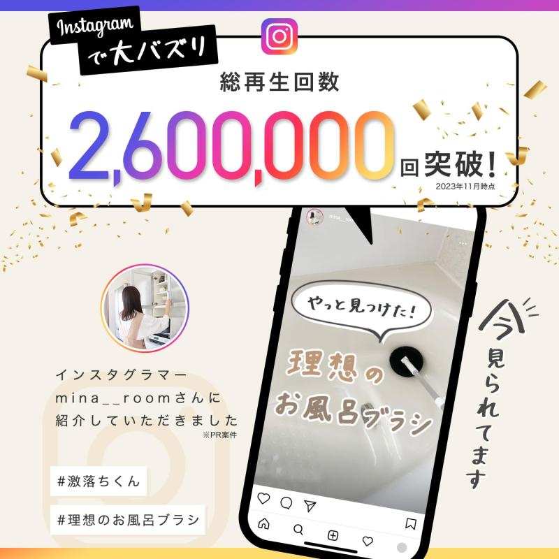レック 激落ちくん ヘッドが曲がる 浴槽クリーナー (伸縮タイプ) 超極細やわらかブラシ tomstore-10804834 TOMstore サンプル画像2