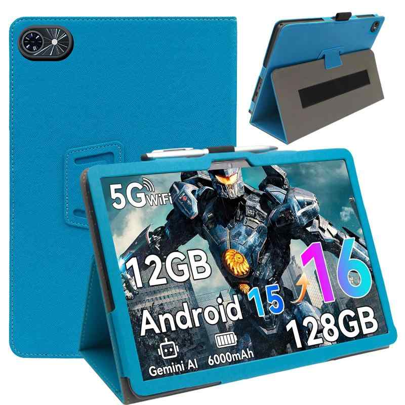 タブレットケース 10.1インチ 全面保護カバー 擦り傷防止ブレットカバー防水防汚 高級PU タブレット ケース 良い手触りtabwee t80 タブレット10インチ ケース 薄型軽量 android 15 タブレッの商品画像