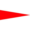日本緑十字社 緑十字 マーキング用ステッカー 赤 5×15mm三角 100枚組 PET 208703