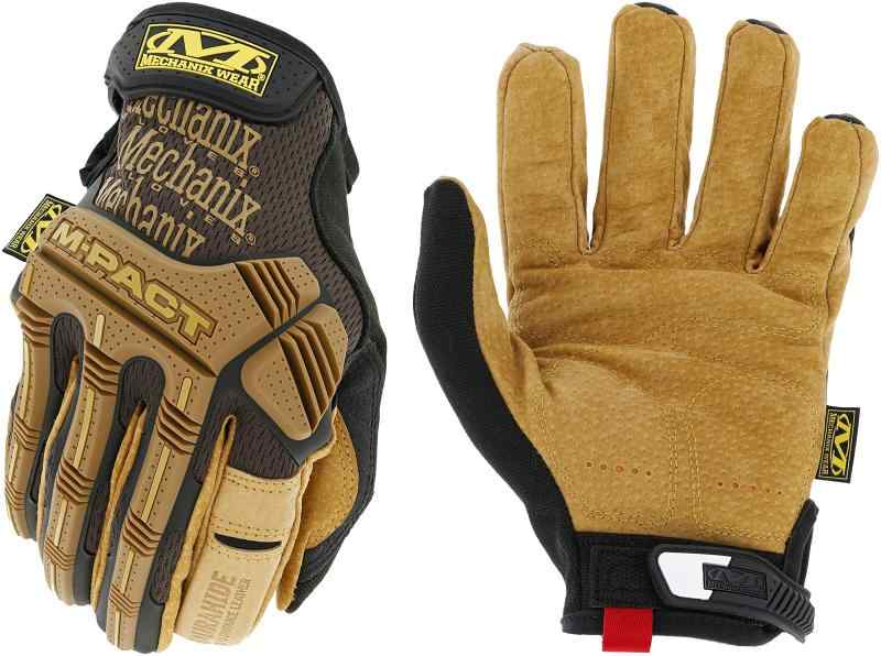 楽天TOMstoreメカニクスウェア（Mechanix Wear） ドュラハイド エムパクト レザー 本革 XL ブラウン/ブラック LMP-75-011 EN388適合:4111XP 洗濯可