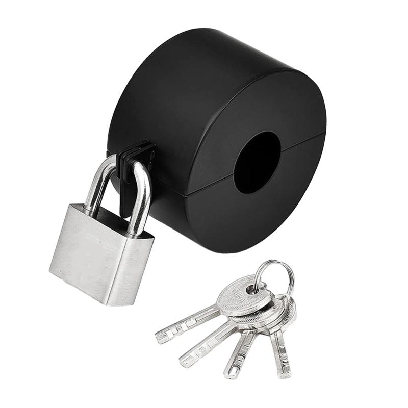 門扉水栓ロック装置 ステンレス製 蛇口カバー 蛇口ロックシステム 水道 バルブ安全ロック 水栓 ワード..