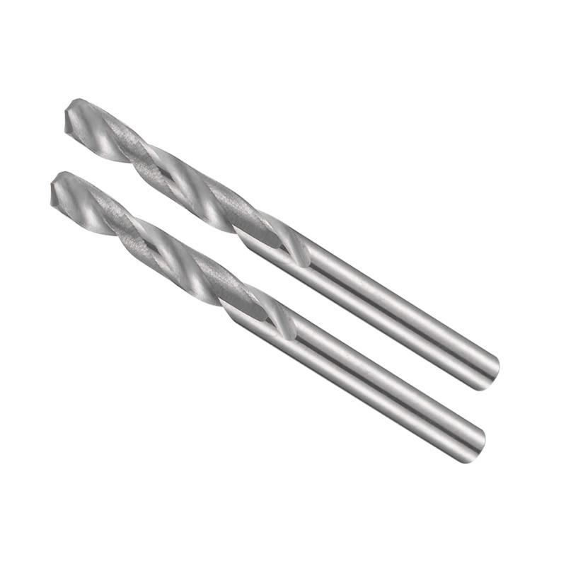 超硬ソリッドドリルビット 2.85 mm直径 K35炭化タングステン 精密なショートレングス ツイ ストドリルビット アプリケーション ステンレス合金金属用 2個入り