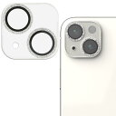 エレコム iPhone 14 / iPhone 14 Plus カメラレンズカバー ガラス &me 可愛い グリッター仕様 10H 指紋防止加工 PM-A22BFLLP5