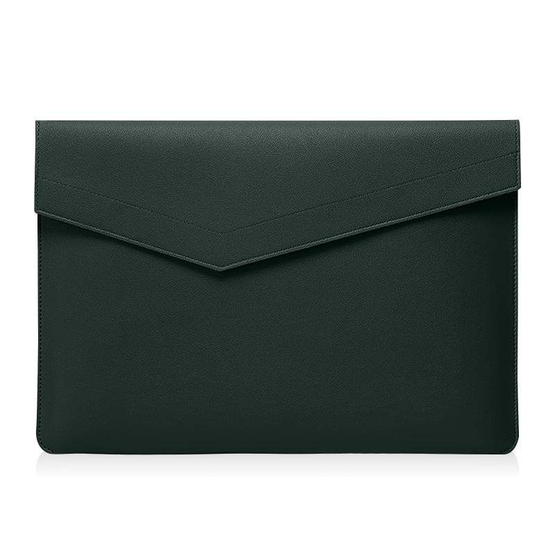 [] パソコンケース 13.3 インチ ~ 14 インチ 対応 スリーブケース 軽量設計、衝撃吸収性 PUレザー製 防水 マグネットバックル 薄型 PCバッグ MacBook Air 13/Pro 13/Pro 14 用 /Dell/HP/ASUS/Su