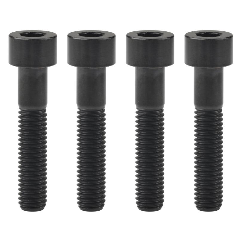 M8 チタン合金 Grade 5 六角穴付きボルト キャップボルト 20 25 30 35 40 45 50 60 70 mm DIN912 4個入り (M8x45mm, ブラック)