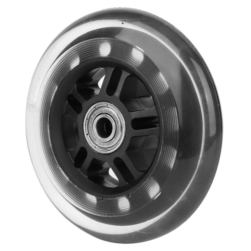 樂天商城 - キャスター 荷物用ホイール ABEC-7 608ZZベアリングキャスターホイール 4インチPUキャスター 小型カート/ドア/ハードウェア用 低摩擦抵抗 低ノイズ 防塵