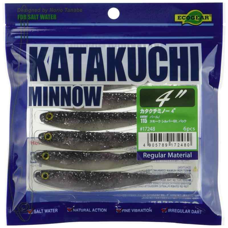 樂天商城 - エコギア(Ecogear) ワーム カタクチミノー 4インチ