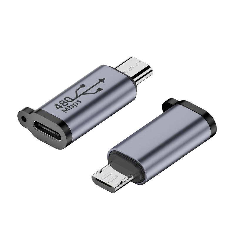 SZSL Type C - }CNUSB ϊA_v^[ USB Type C to Micro USB ϊ RlN^ [dƃf[^] h~ A~jE ^ ȒPɎ^ Xperia/Galaxy/Nexus/HUAWEIȂ Micro USB ݔΉ (2Zbg