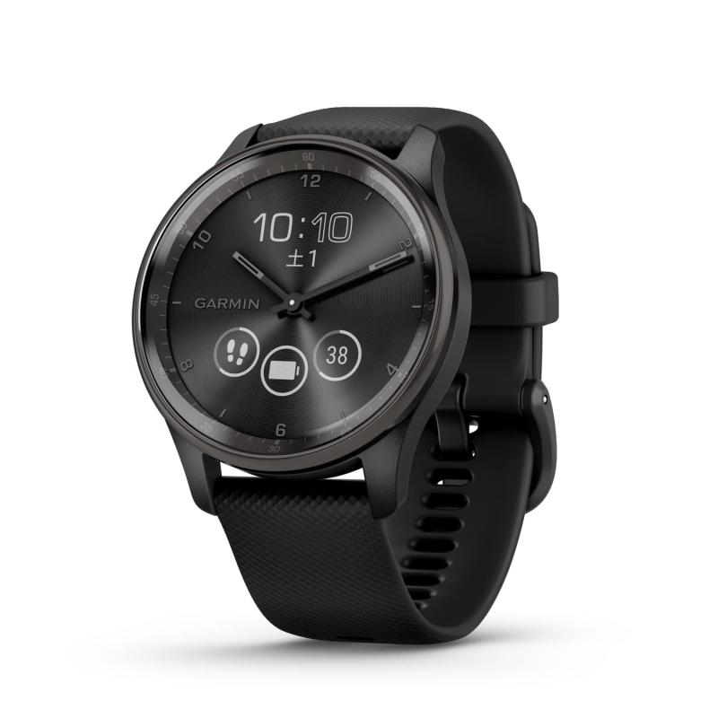 【Android/iOS対応】Garmin(ガーミン) vivomove Trend 針付きハイブリッドスマートウォッチ [フル充電で5日間稼働/Suica 対応/睡眠分析/ストレス値/BodyBattery/スマートフォンと接続で電話、メール、LINE