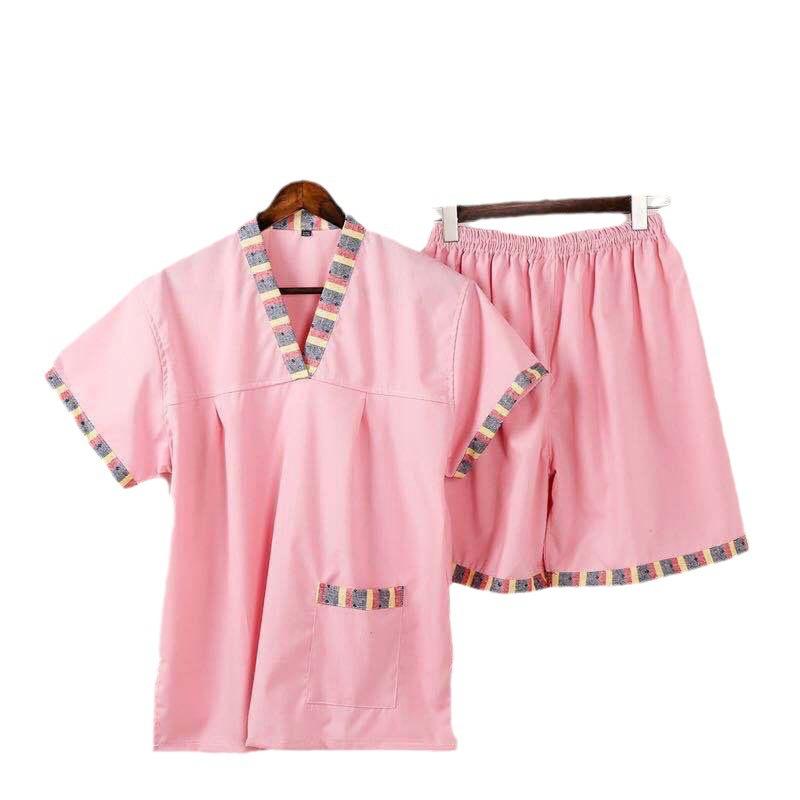 ベビー &amp; キッズ バスローブ 子供用 親子 お揃い パジャマ 部屋着 寝巻き Vネック ポリエステル コ..